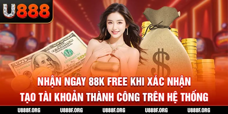 Nhận ngay 188K free khi xác nhận tạo tài khoản thành công trên hệ thống